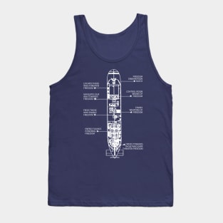 Submariner Blueprint Tank Top